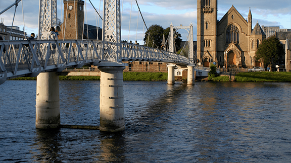 Bridge in the morning